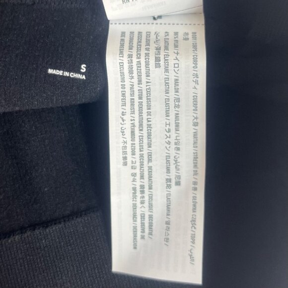 Gilly Hicks Hollister Biker Shorts Womens Small  Black New WOT Stretch - Picture 6 of 7